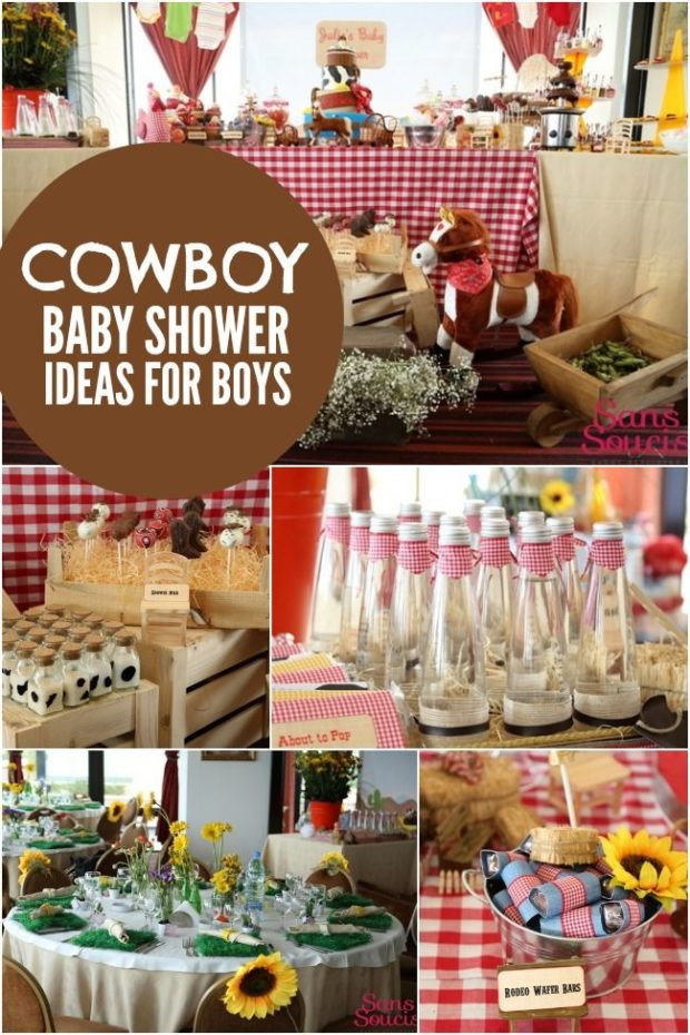 Party Supplies For Baby Shower
 Bouncing Baby Buckaroo Cowboy Themed Baby Shower