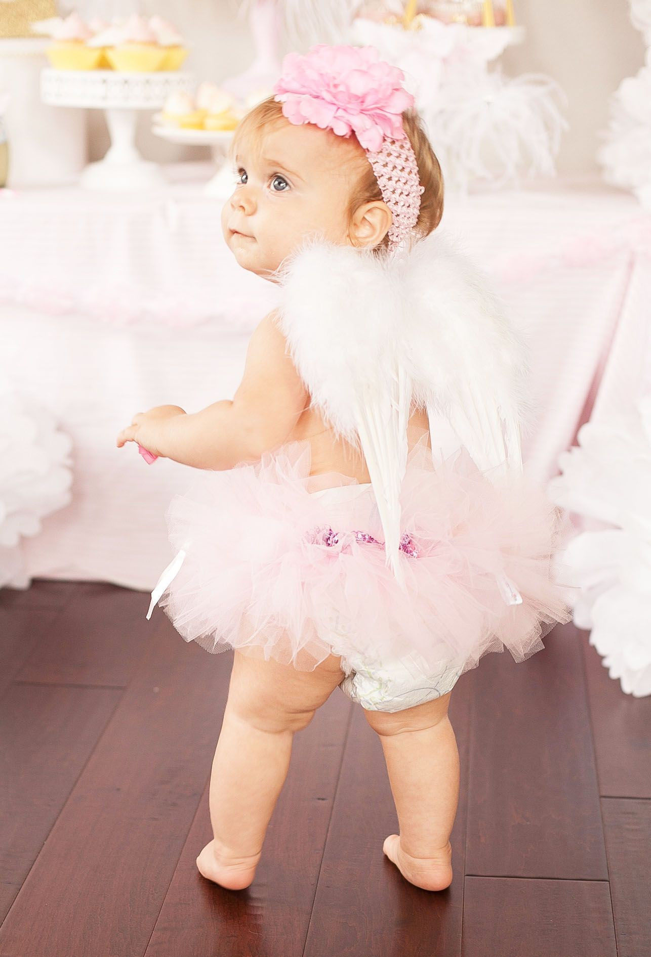 Party Themes For 1 Year Old Baby Girl
 Party Reveal Little Angel First Birthday Party