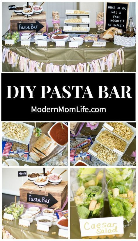 Pasta Bar Ideas For Graduation Party
 You Need This Pasta Bar At Your Next Party