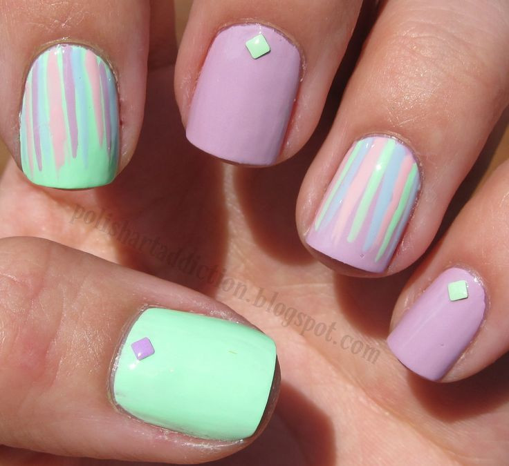 Pastel Nail Colors
 23 best Pastel color nails images on Pinterest