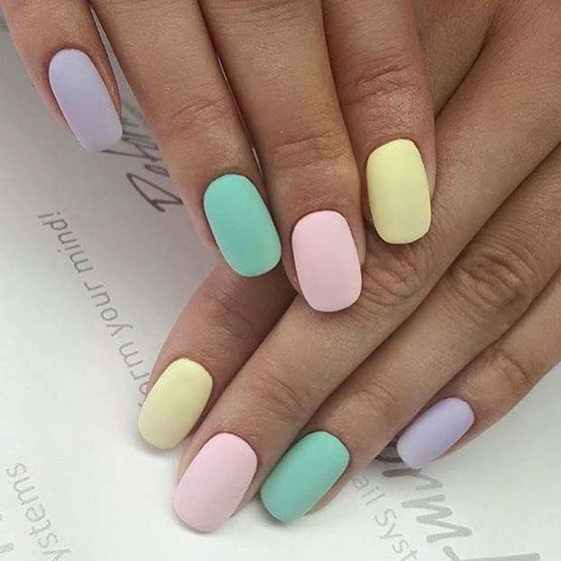 Pastel Nail Colors
 41 Cute Easter Nail Designs for 2019