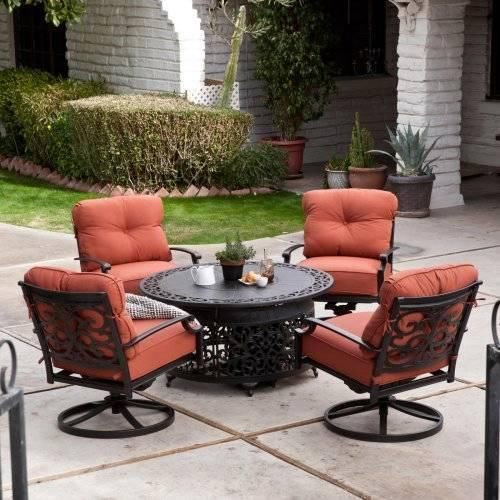 Patio Fire Pit Sets
 Patio Furniture Sets With Propane Fire Pit Home Citizen