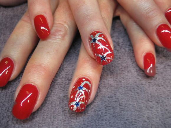 Patriotic Nail Designs
 14 Beauty Patriotic Manicure Designs – New Simple Nail