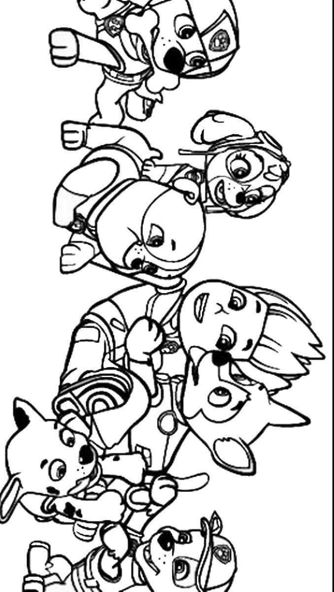 Paw Patrol Coloring Pages For Toddlers
 PAW Patrol Coloring Pages