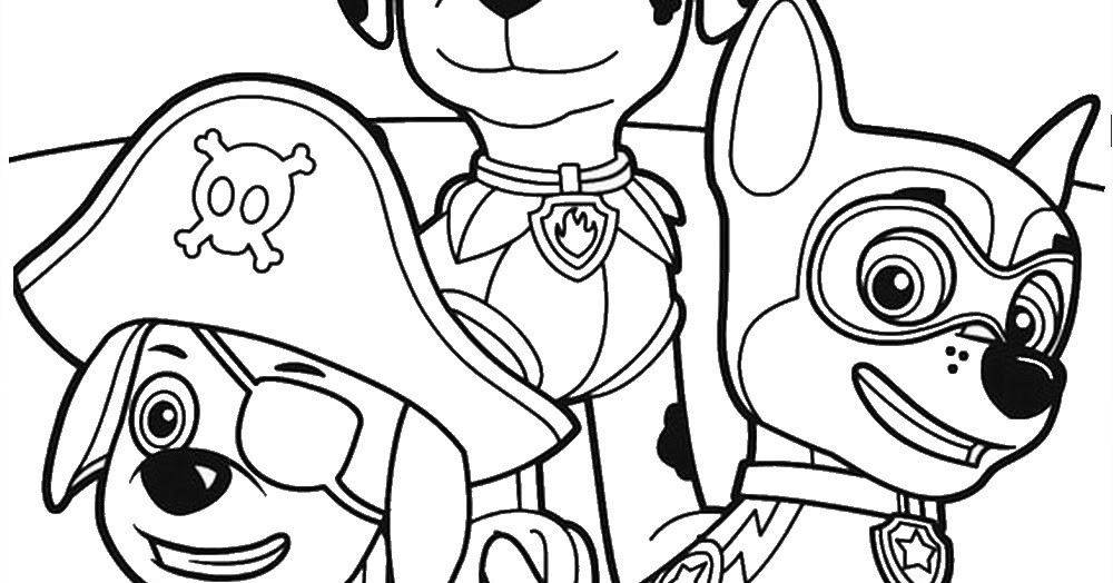Paw Patrol Coloring Pages For Toddlers
 Free Nick Jr Paw Patrol Coloring Pages