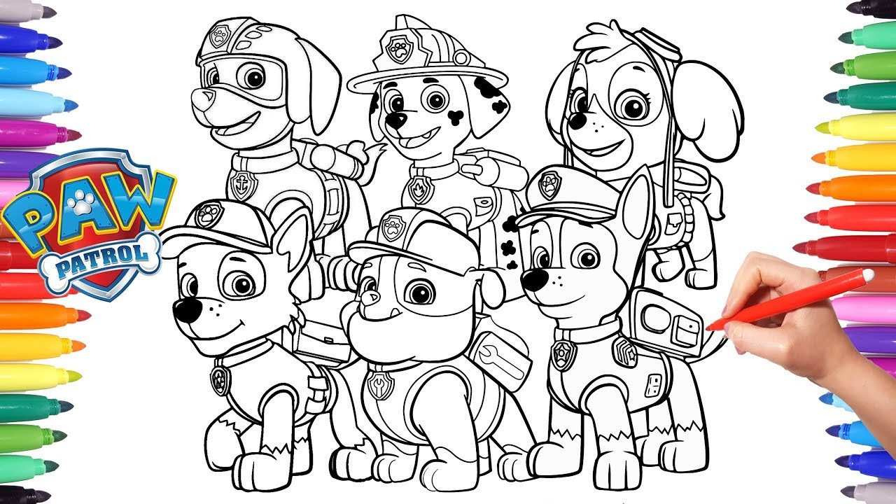 Best 20 Paw Patrol Coloring Pages for toddlers – Home, Family, Style