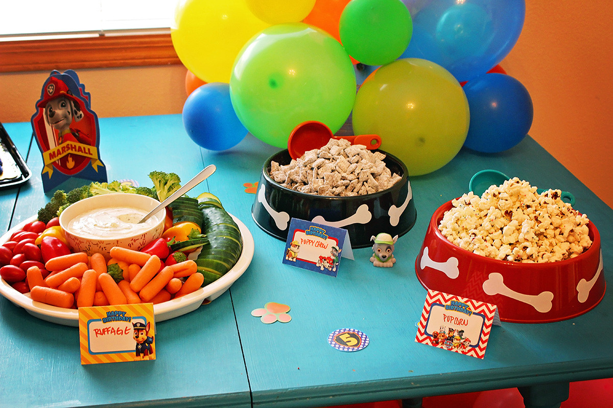 Paw Patrol Party Food Ideas
 Paw Patrol Party 5th Birthday – A Well Crafted Party