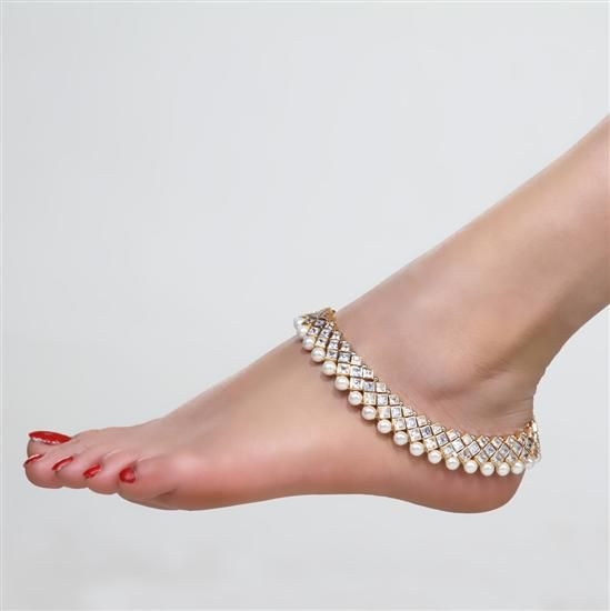 Payal Anklet
 Modern traditional payal anklet Indian jewelry