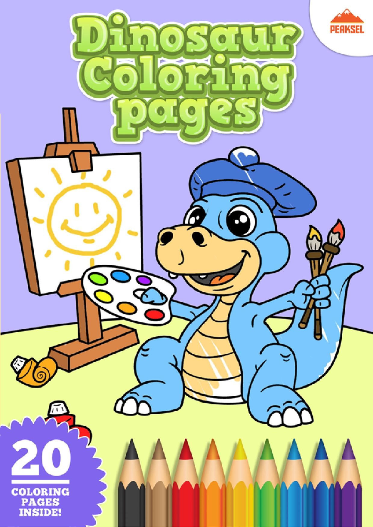 Pdf Coloring Pages For Kids
 File Dinosaur Coloring Pages Printable Coloring Book For