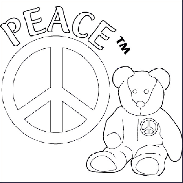 Peace Coloring Pages For Kids
 Printable Peace Sign Coloring Pages Top Coloring Pages