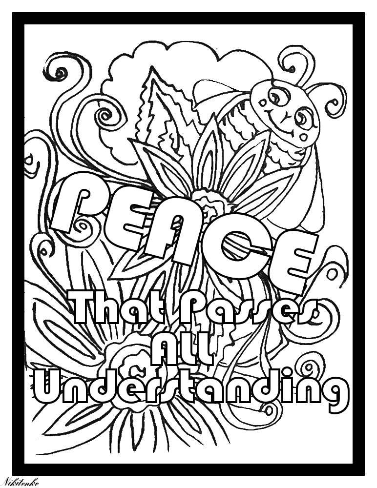 Peace Coloring Pages For Kids
 Children s Gems In My Treasure Box Peace That Passes All