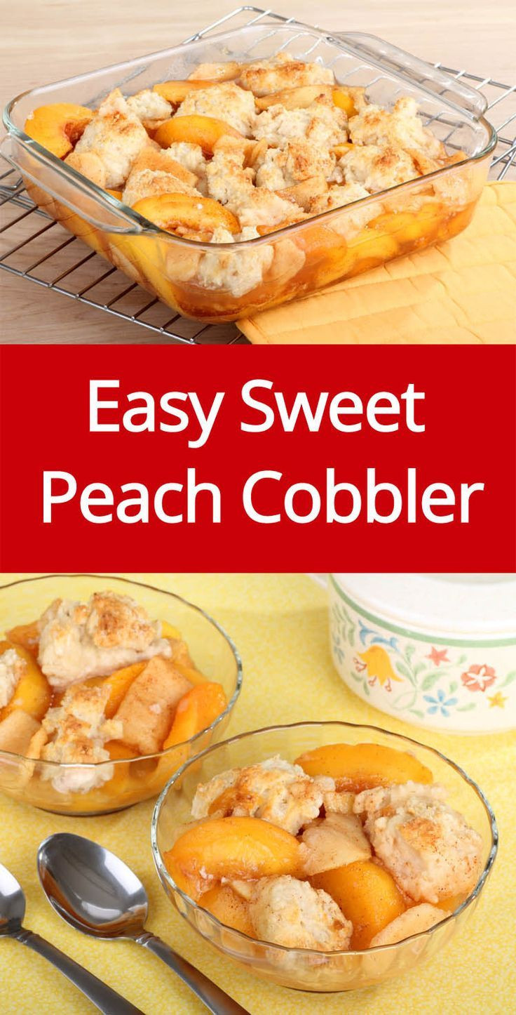 Peach Cobbler Pie Recipe
 Easy Peach Cobbler Recipe With Fresh Sweet Peaches