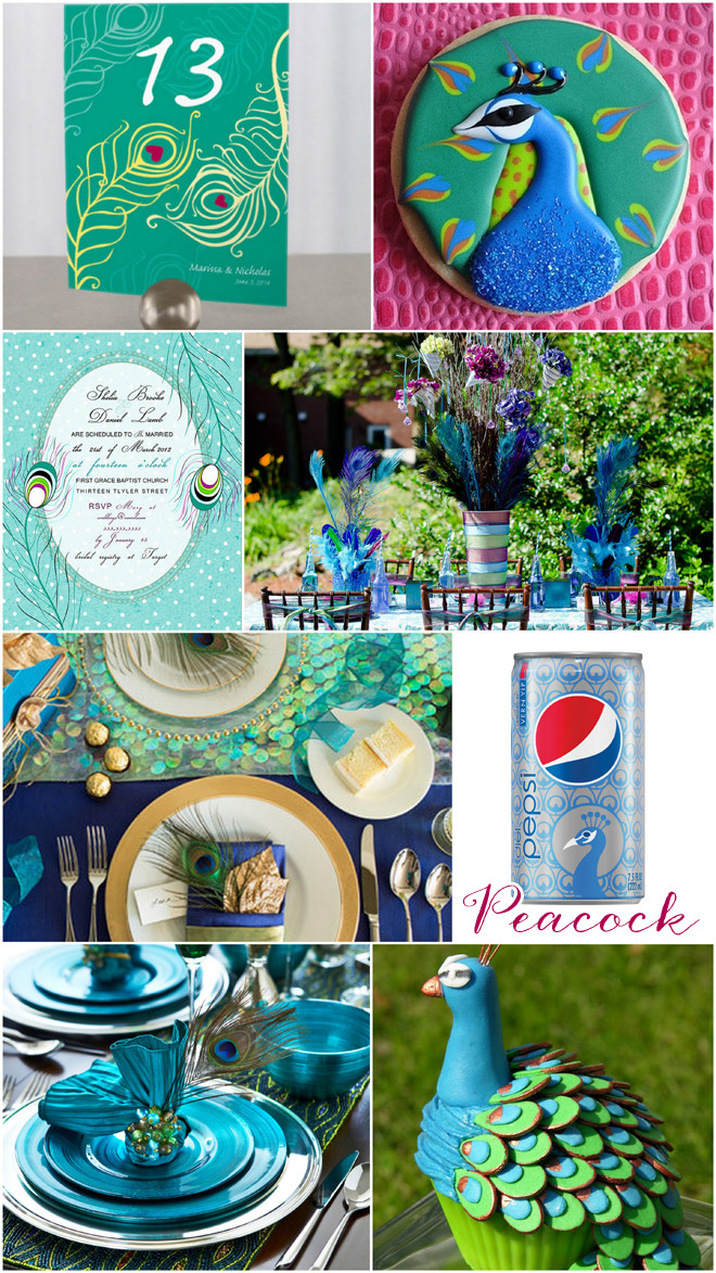 Peacock Birthday Decorations
 Host a Girl s Night in Peacock Themed Party