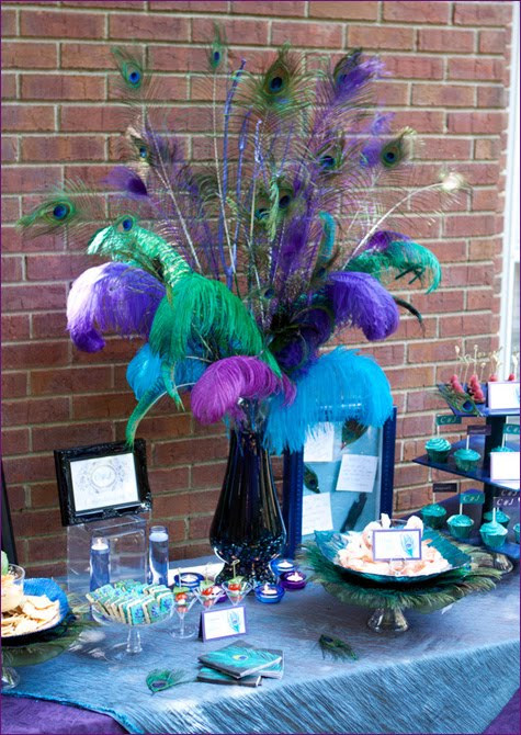 Peacock Themed Weddings
 Little Sooti Peacock Themed Engagement Party
