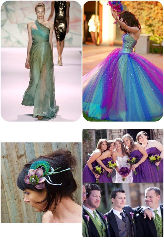 Peacock Wedding Colors
 Peacock Wedding Ideas and Inspirations – A Wedding Blog