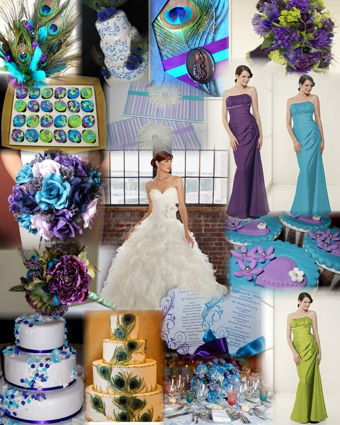 Peacock Wedding Themes
 Angee s Eventions Peacock Themed Wedding