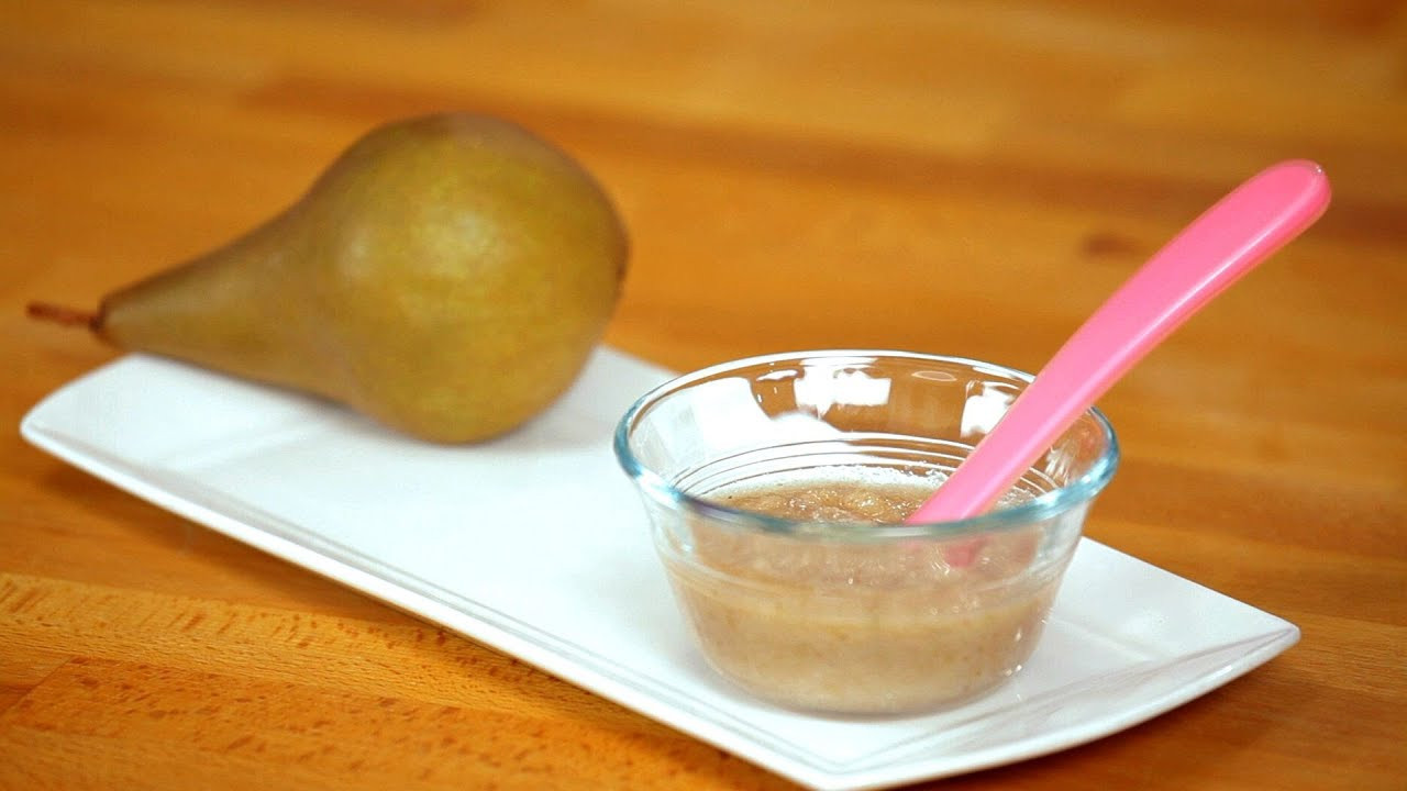 Pear Baby Food Recipe
 How to Make Pear Puree for Babies