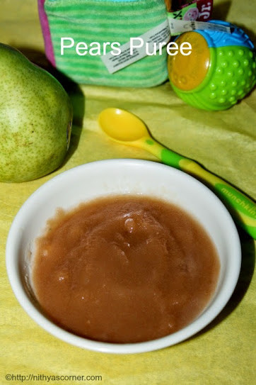 Pear Baby Food Recipe
 Pear Baby Food Recipe Make Pear Puree for Babies