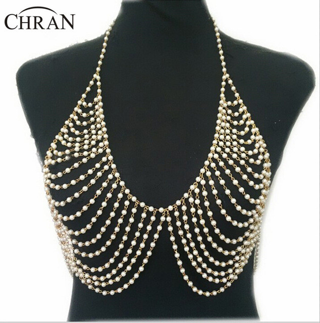 Pearl Body Jewelry
 Aliexpress Buy New Fashion Luxury Pearl Body Chain