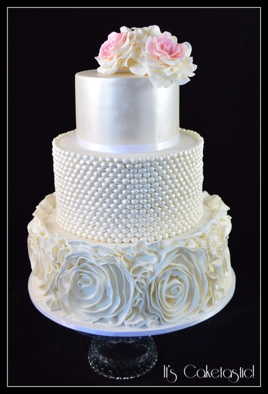 Pearl Wedding Cakes
 Vintage Pearl Wedding Cake CakeCentral