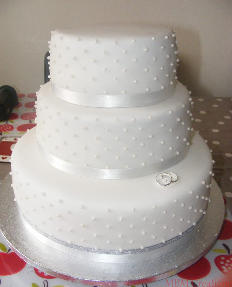 Pearl Wedding Cakes
 White Pearl Wedding Cake by MBMCreations on DeviantArt