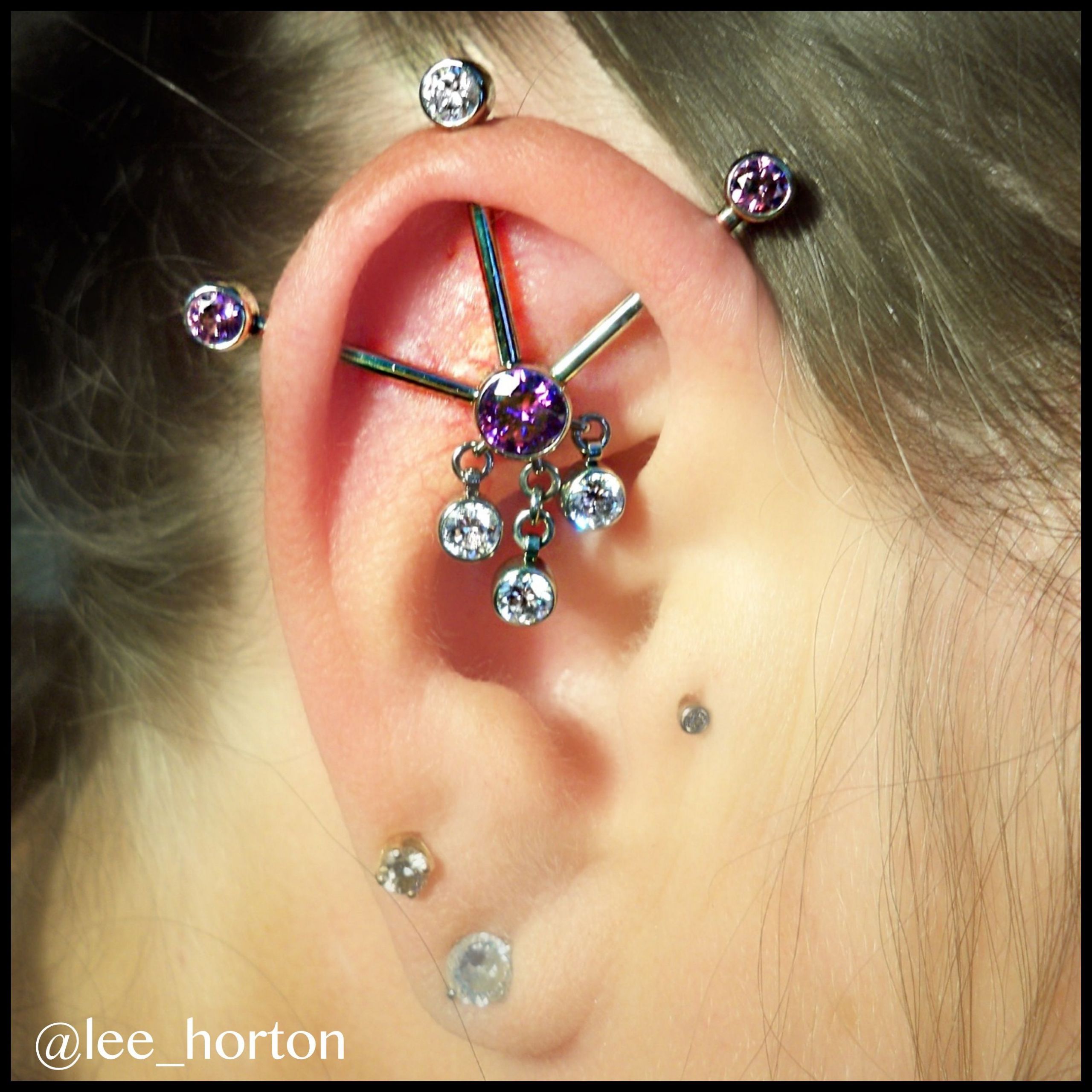 Peircings Body Jewelry
 Ear project preformed with custom jewelry from Industrial
