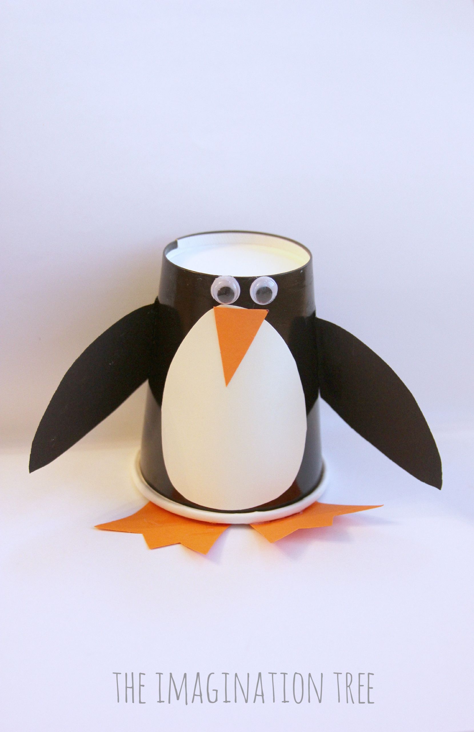 Penguin Craft For Toddlers
 Paper Cup Penguin Craft Roll and Make Game The