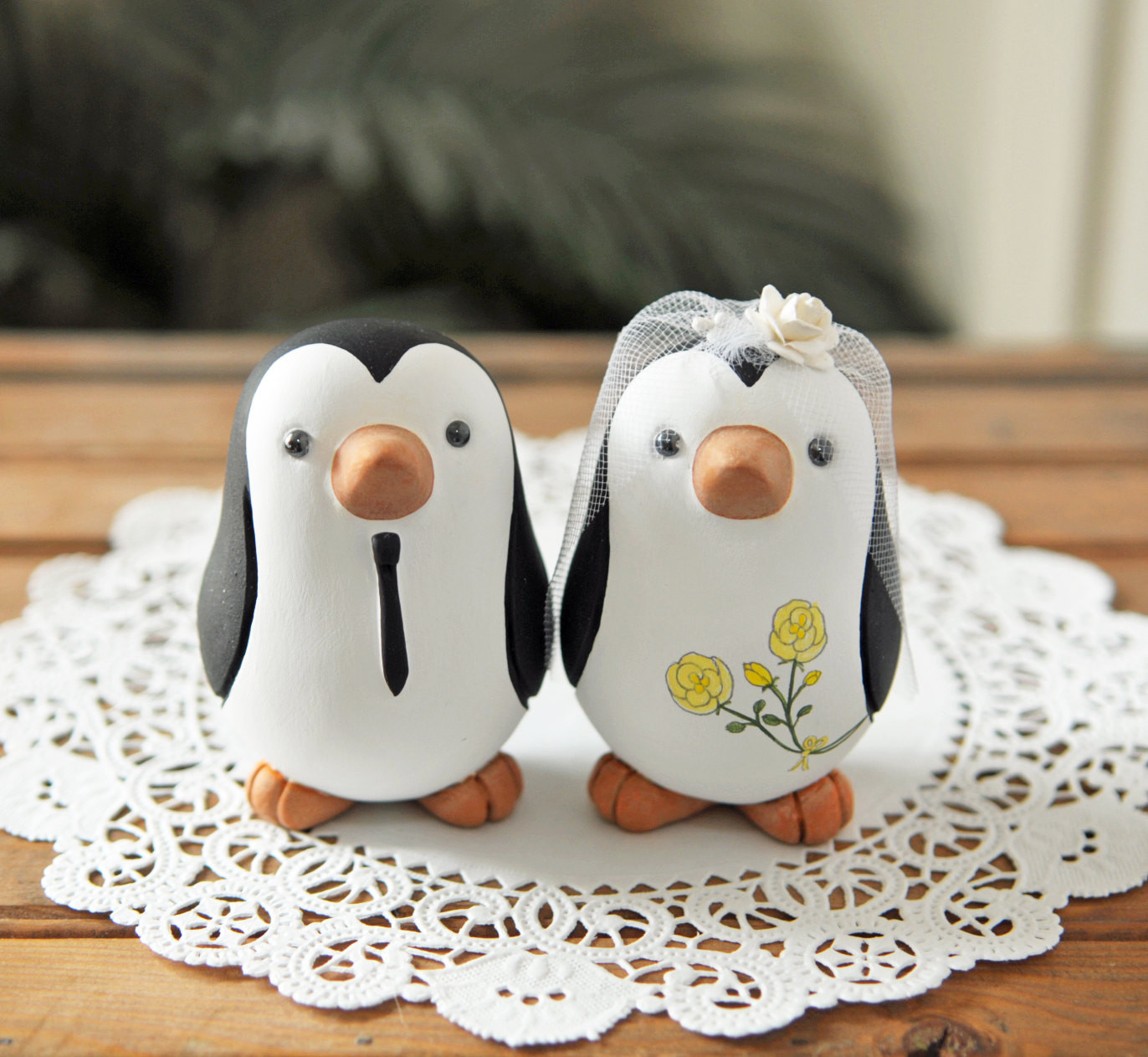 Penguin Wedding Cake Topper
 Wedding Cake Topper Penguins Medium