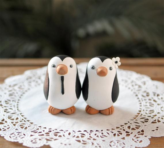 Penguin Wedding Cake Topper
 Penguin Wedding Cake Topper Small