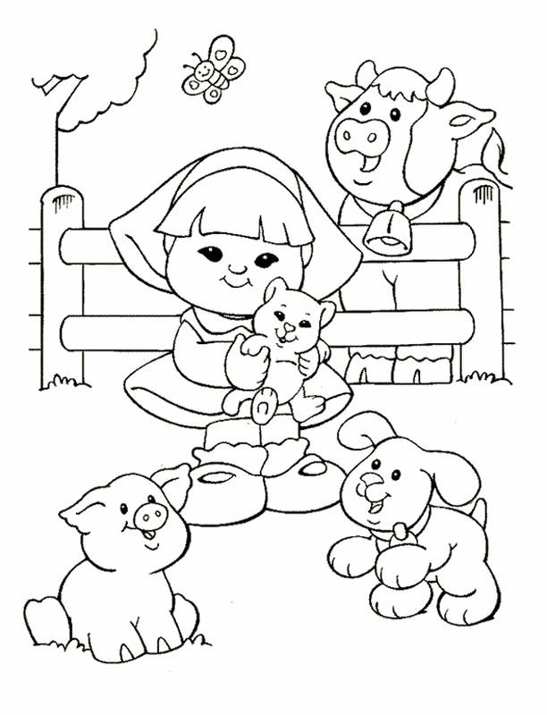 People Coloring Pages For Kids
 Little People Coloring Pages 16