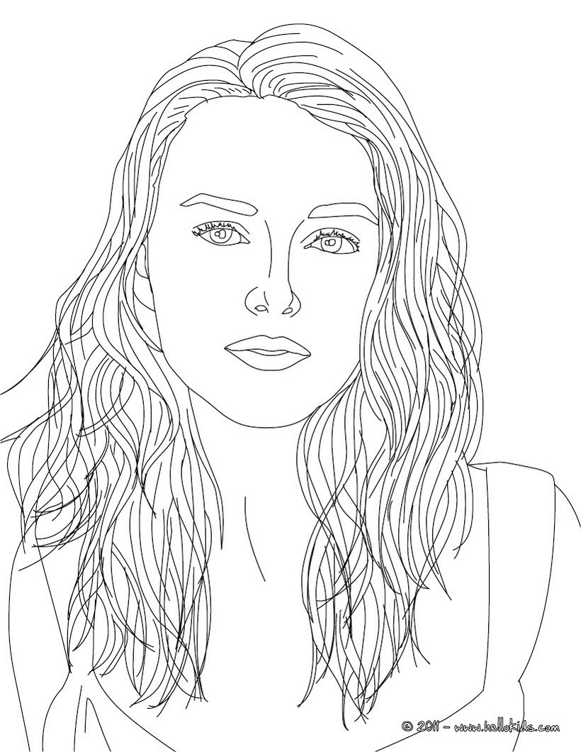 People Coloring Pages For Kids
 Keira knightley coloring pages Hellokids