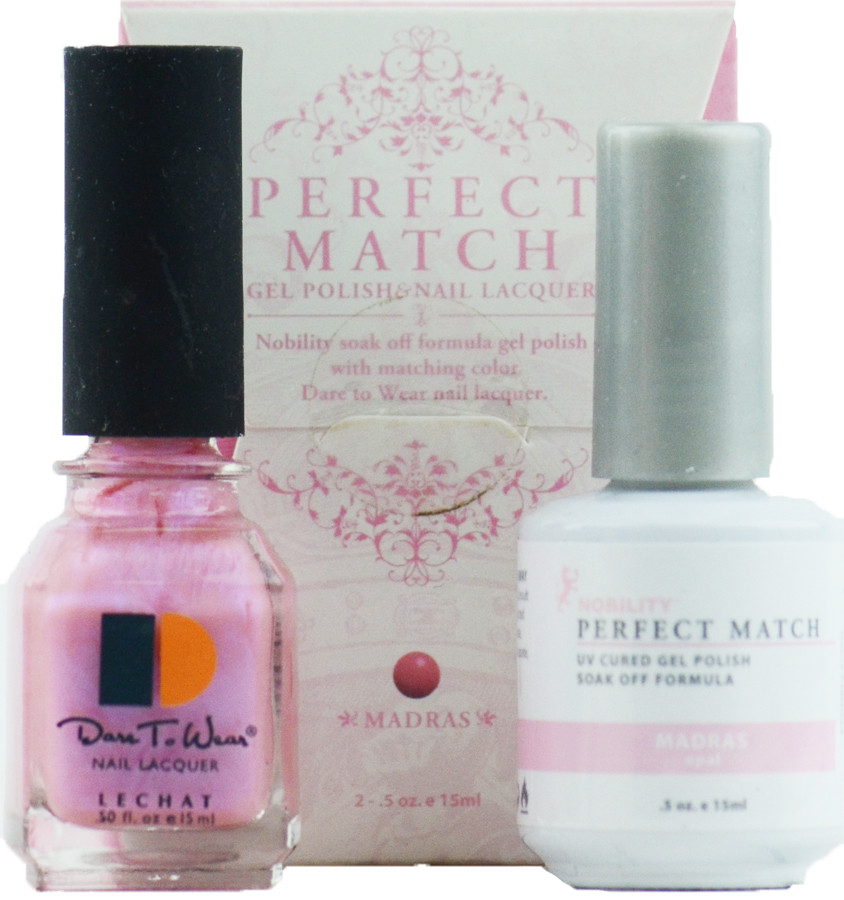 Perfect Match Nail Colors
 LeChat Perfect Match Gel Polish & Nail Lacquer Madras