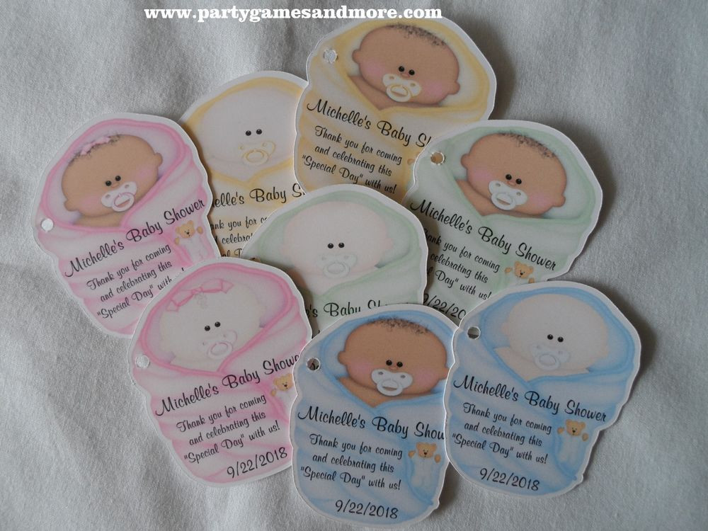 Personal Baby Shower Gift Ideas
 UNIQUE PERSONALIZED BABY SHOWER PARTY FAVOR TAGS GIFT