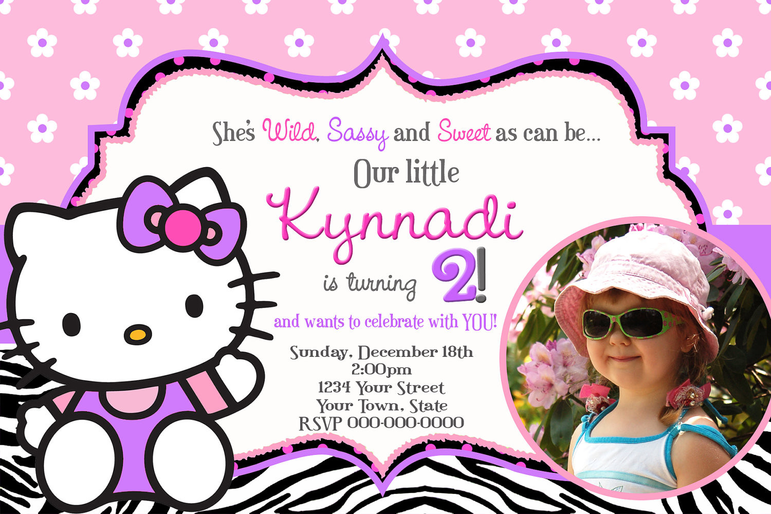 Personalized Hello Kitty Birthday Invitations
 Personalized Hello Kitty Birthday Invitations Updated