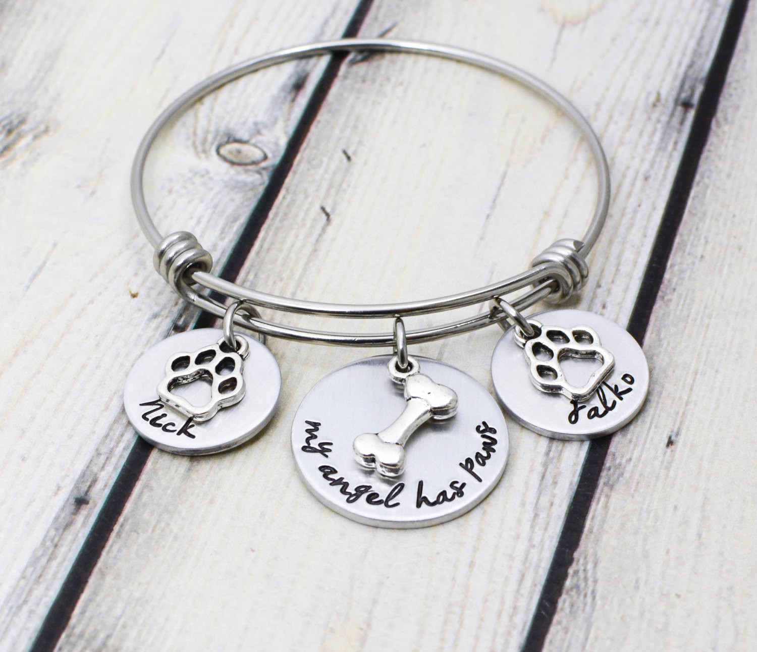 Pet Memorial Bracelet
 Personalized Pet Memorial Bracelet Dog Memorial bracelet