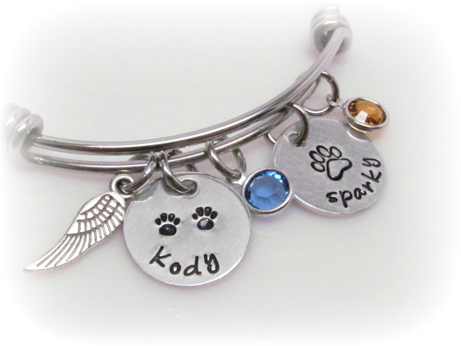 Pet Memorial Bracelet
 Dog Memorial Jewelry Custom Pet Memorial Cat Memorial Pet