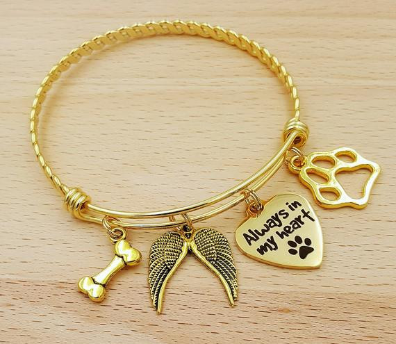 Pet Memorial Bracelet
 Pet Memorial Bracelet Loss of Dog Bracelet Loss of Pet