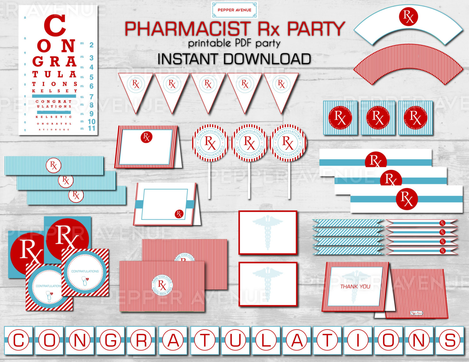 Pharmacist Graduation Party Ideas
 Rx Pharmacist Party or Pharmacy School Graduation Party