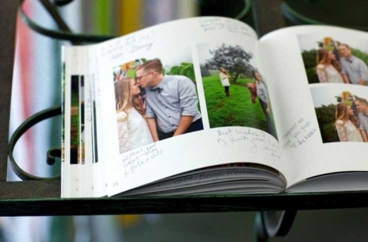 Photo Album Wedding Guest Book
 Long Beach DIY Wedding