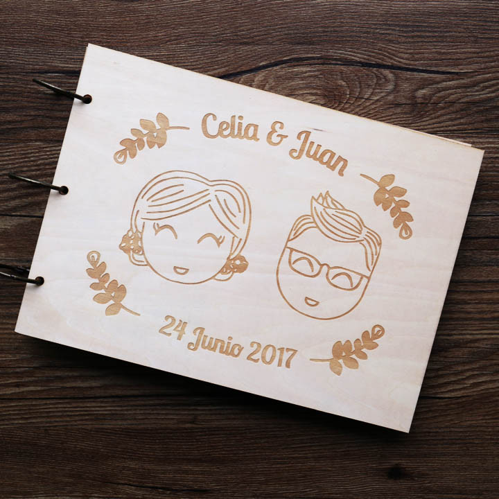 Photo Album Wedding Guest Book
 Personalized funny Wedding Guest Book bride and groom