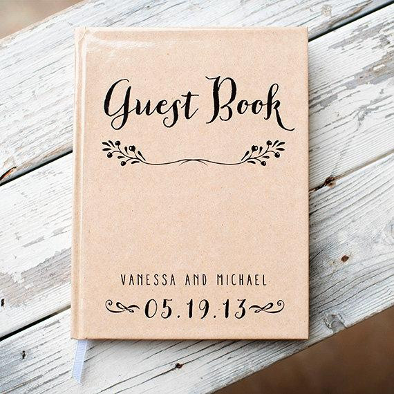 Photo Wedding Guest Book
 Wedding Guest Book Wedding Guestbook Custom by starboardpress