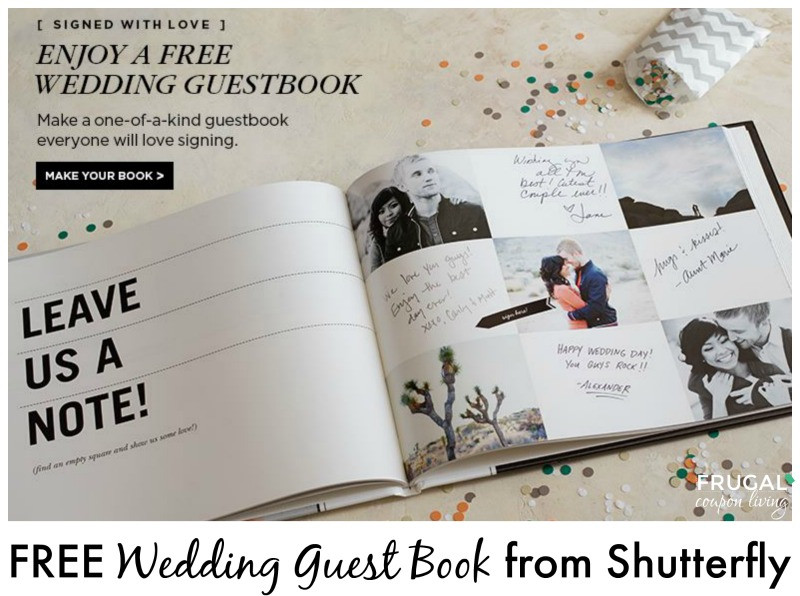 Photo Wedding Guest Book
 FREE Wedding Guest Book from Shutterfly It s Back