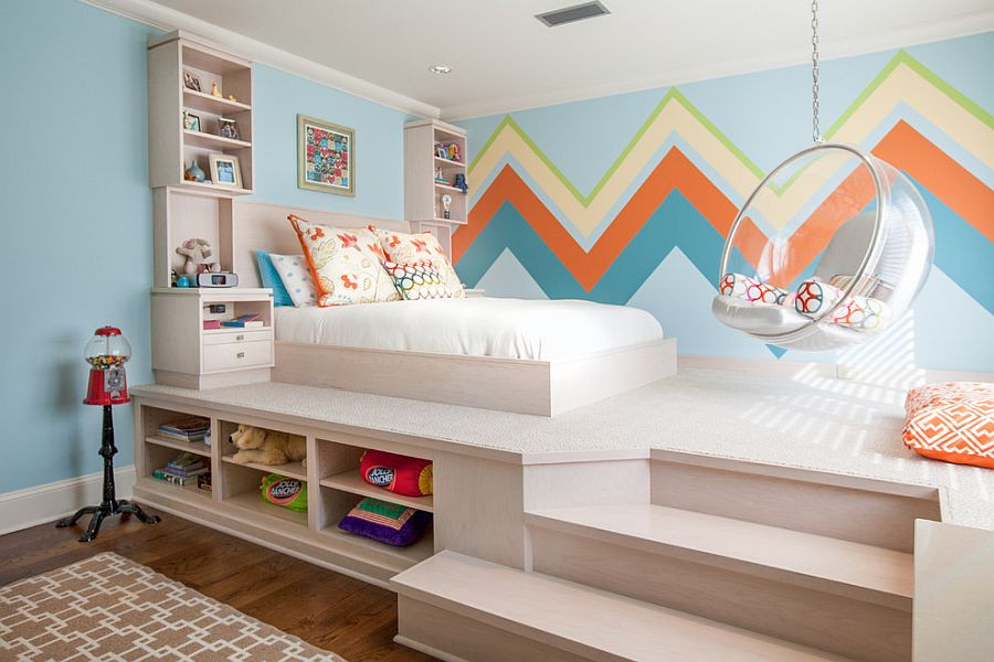 Pictures For Kids Room
 21 Creative Accent Wall Ideas for Trendy Kids’ Bedrooms
