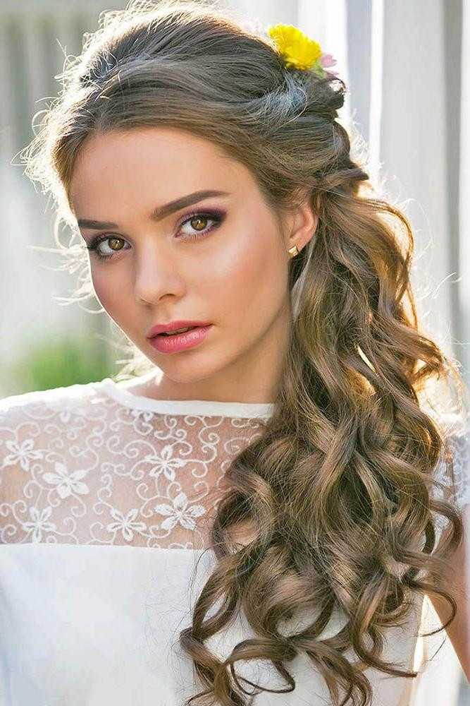 Pictures Of Wedding Hairstyles For Long Hair
 15 Collection of Curly Hairstyles For Weddings Long Hair