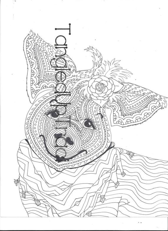 Pig Coloring Pages For Adults
 Lipstick Pig a whimsical hand drawn adult by TangledUpTraci