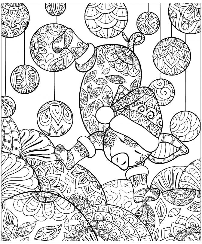 Pig Coloring Pages For Adults
 coloring Stunning Zentangle Coloring Pages Tree