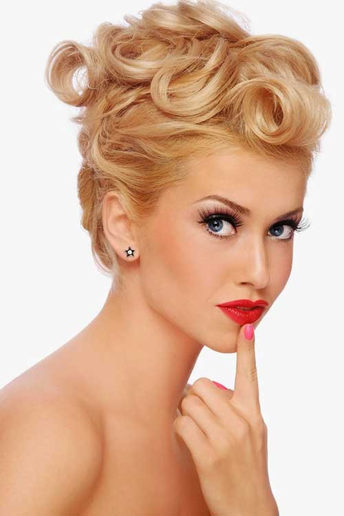 Pin Up Updo Hairstyles
 Hairstyles for Short Hair for Prom