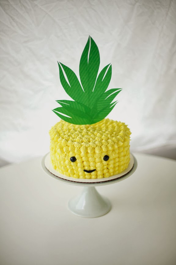 Pineapple Birthday Cake
 Coco Cake Land Cakes Cupcakes Vancouver BC My Dad s
