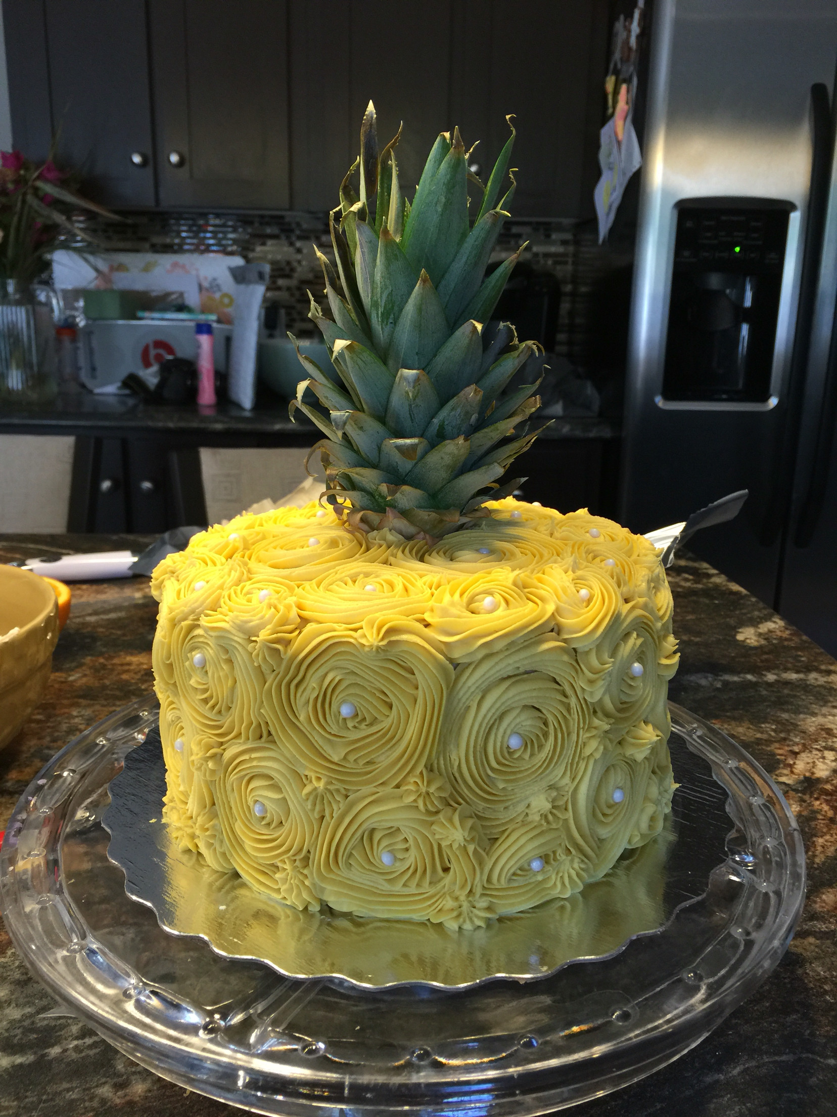 Pineapple Birthday Cake
 Pineapple Birthday Cakes