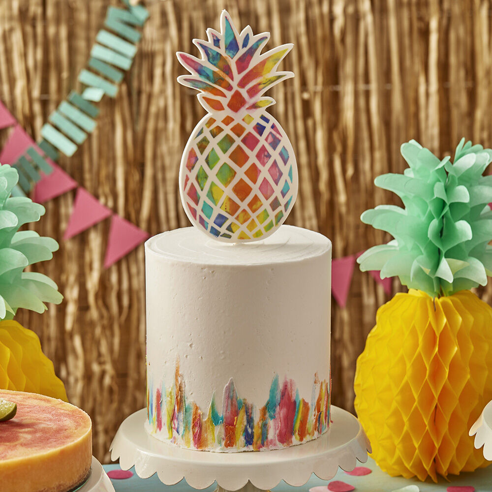Pineapple Birthday Cake
 Vibrant Pineapple Cake